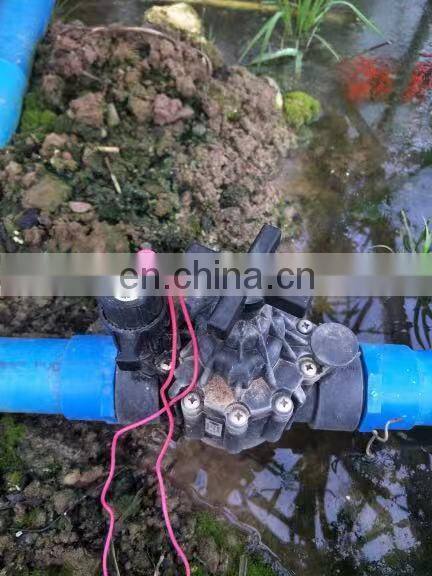 3/4"-4"9v Dc Latching plastic solenoid valve, designed for water control, ideal for industrial irrigation applica