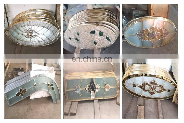 Insulated Triple Panel glass cathedral glass