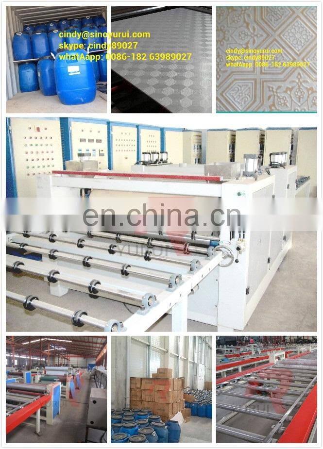 easy operate pvc laminating gypsum board equipment/plant /macnine/production line