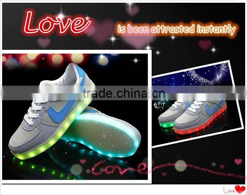 2016 Crazy led shoes wholesale led lady shoes