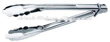 Stainless Steel Kitchen Serving Food Tong for BBQ