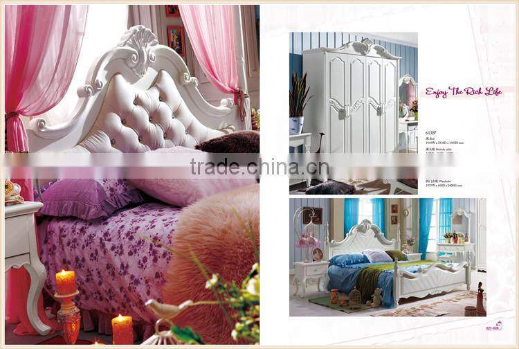 korean wood bunk bed in bedroom furniture