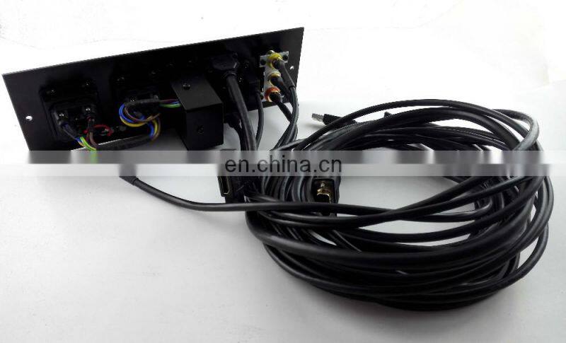 (WP301) Multimedia Power+USB+VGA+AV universal wall socket with USB port