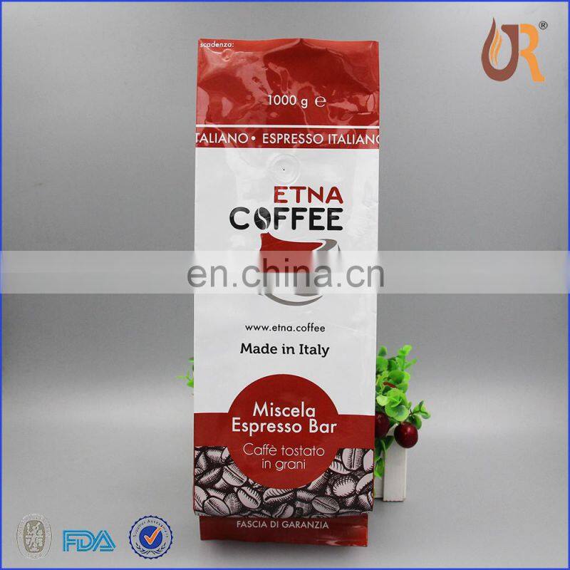 Aluminum foil coffee bags/ side gusset coffee bag/Coffee beans package