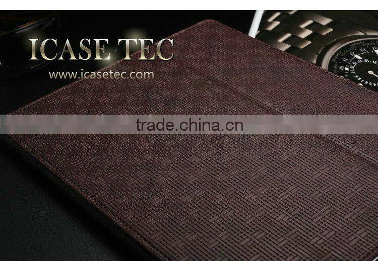 2015 Wholesale retro leather flip case for ipad 5 with standing , for ipad air case , cases for tablets