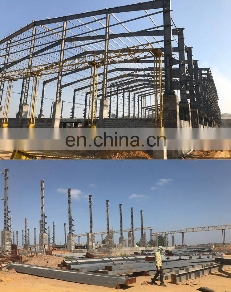 Steel Frame Metal Building Prefabricated Structure Warehouse
