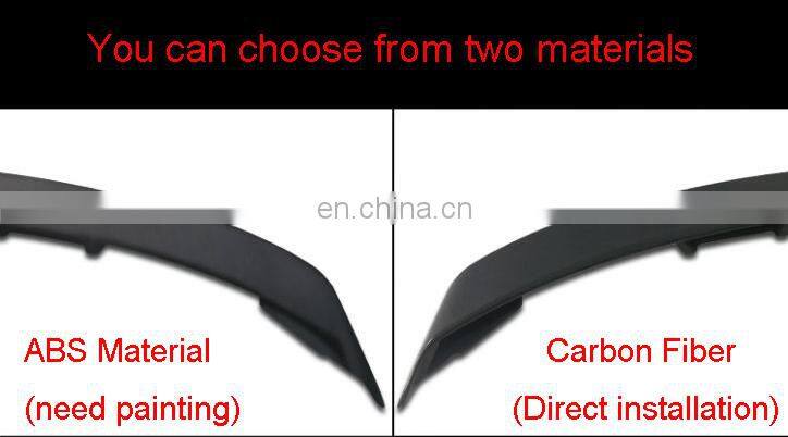Runde High Quality Car Modification Carbon Fiber Or ABS Body Kit Parts Rear Spoiler Suitable For 15-20 Ford Mustang Spoiler