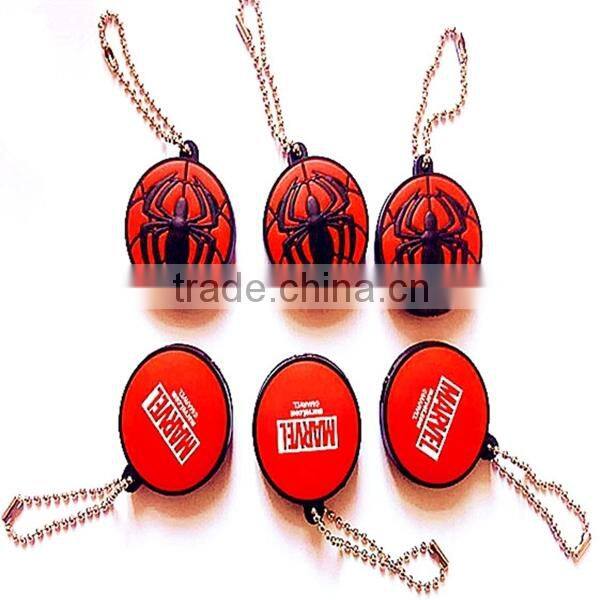 2014 Soft PVC Keychain 2 Sided, Soft PVC Keyholder, 3D Rubber Keychain