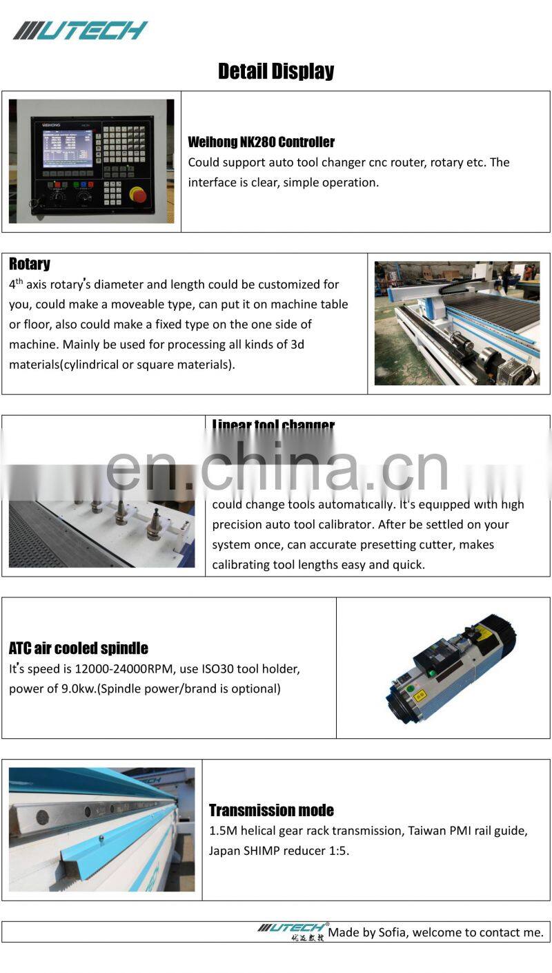 Mini lathe wood cutting machine cnc router for furniture making