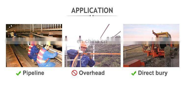 Wholesale 48 64 72 96 112 144 core GYTY53 outdoor single mode fiber optic cable From 19 years factory Hanxin