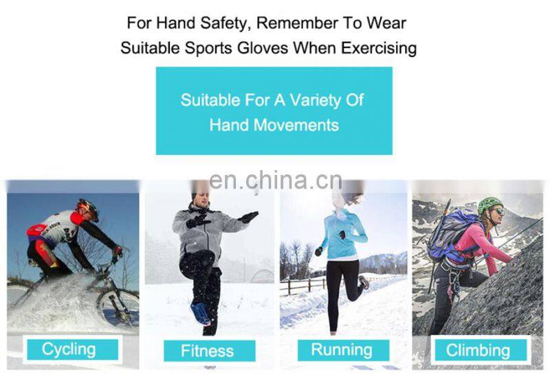 Wholesale Waterproof purple neoprene fabric with touchscreen fingers outdoor sport diving protective glove