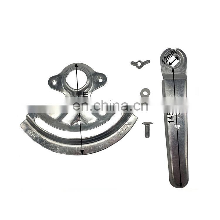 Hvac Accessories Zinc Plated Steel 3/8" Volume Damper Regulator