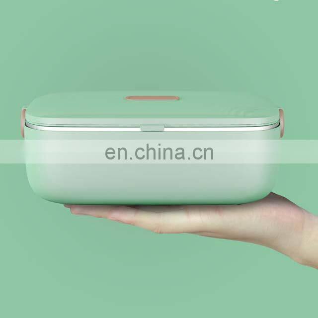 220 V 110 V 40 V Stainless Steel Electric Heating Lunch Box Office School Home Food Warmer Container Heater Bento Box