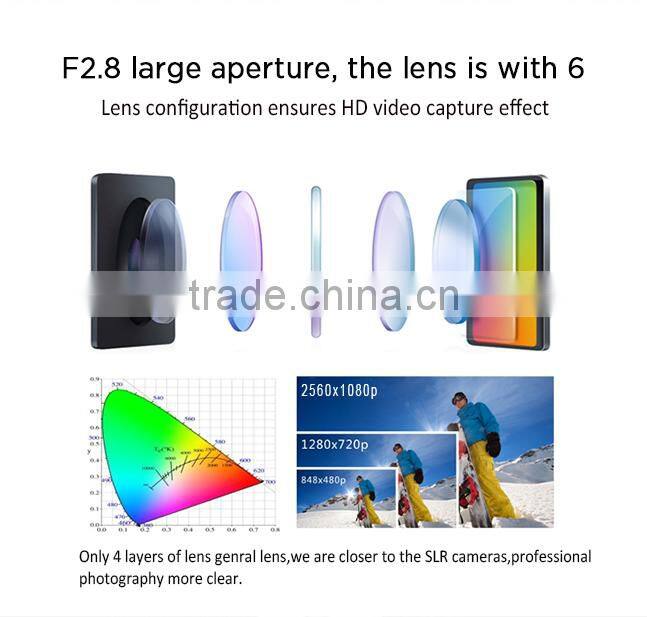 2.7K 50m waterproof sports action camera with remote controller