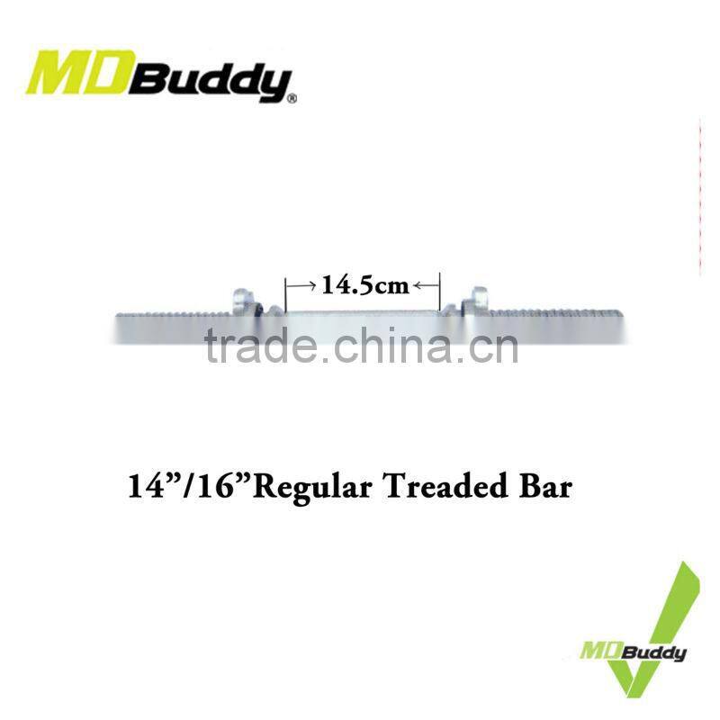 chromed thread dumbbell bar