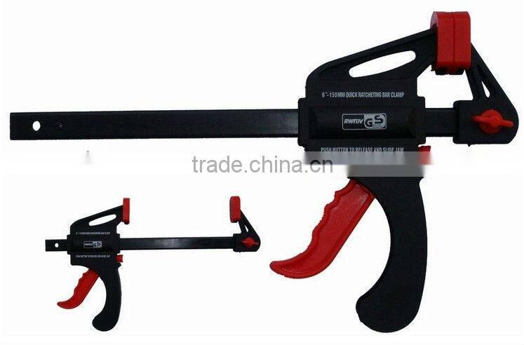 One handed quick release Bar clamps,quick act clamps, quick grip bar clamps