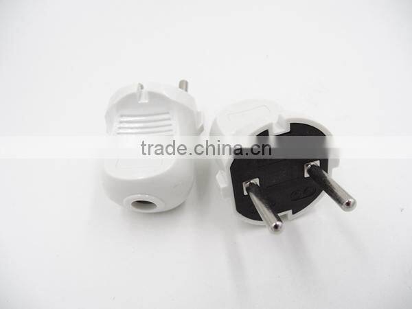 Portable Euro Plug Rewireable Schuko European Heavy Duty Plug Top Connector