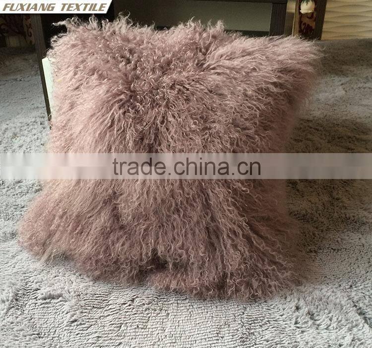 luxury fur pillow cushion