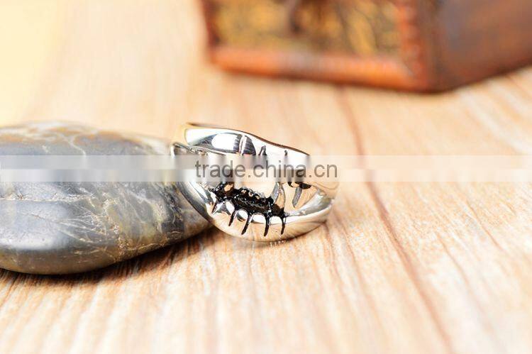 alibaba china manufacturer silver vampire teeth rings birthday gift