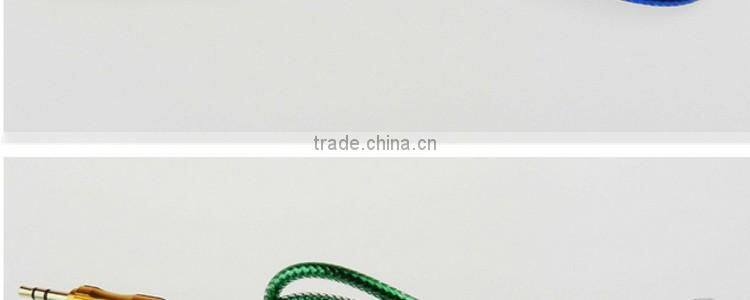 2016 sales promotion cable audio 3.5mm to 3.5 mm male to male extension cable aux cable for car/headphone/PM4/PM3 free samples