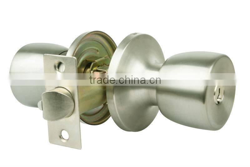 Tubular knobset KY570BK-PB