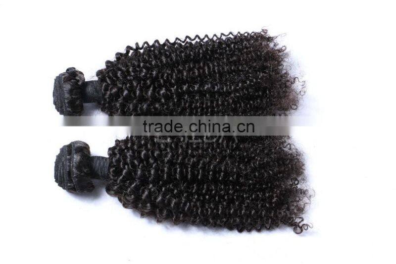 Kinky twists Peruvian virgin hair, Afro kinky curly human hair weave
