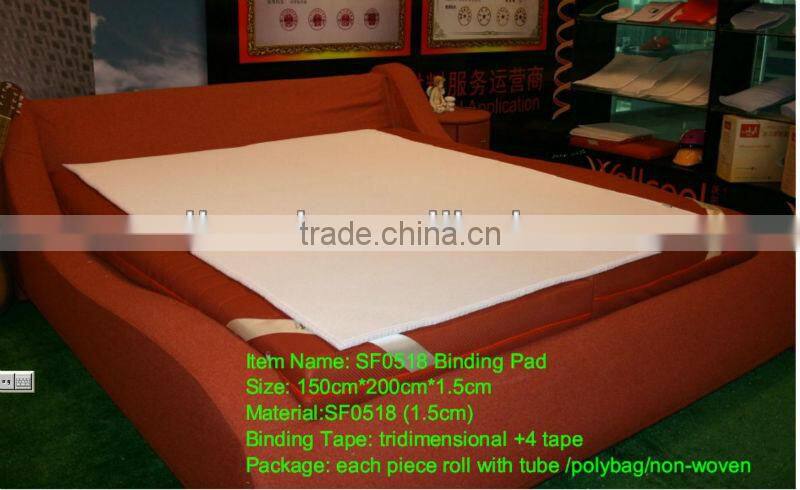 Quanzhou manufacture of hot sale breathable 3D cool mattress pad