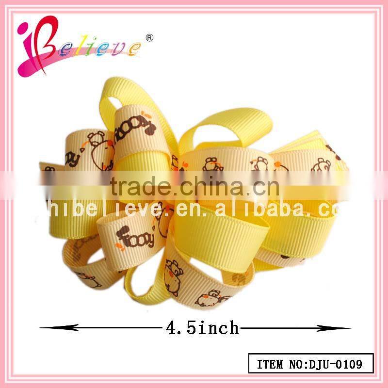 cheap hair accessories wholesale kids hair barrette,hair ribbon bow clips