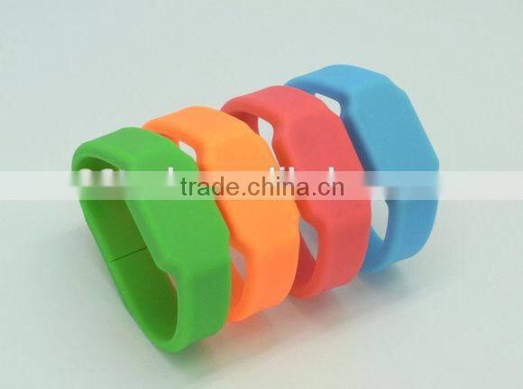 Multi-Functional USB Pen Drive 2gb 4gb 8gb 16gb 32gb Silicone USB Bracelet Watch