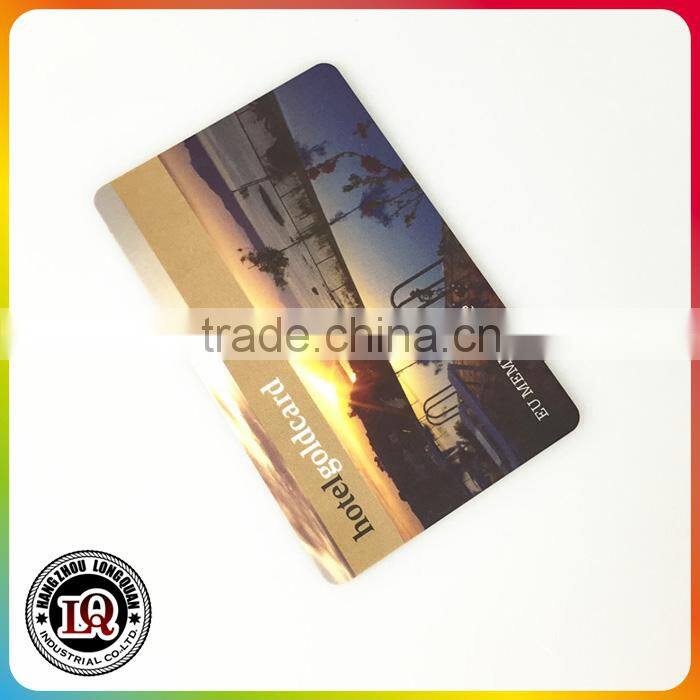 Plastic PVC Gold Card for Hotel
