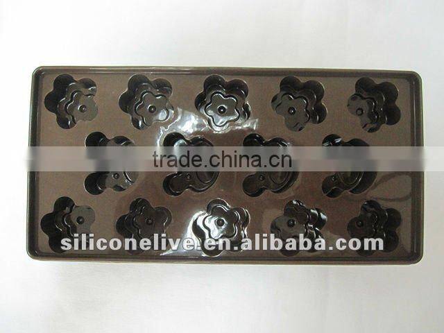 flexible Winnie bear shape silicone ice tray