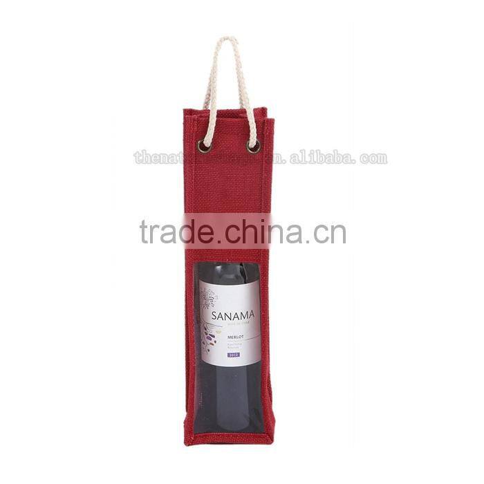 Super Quality Customize Embellished Packing Drawstring Wine Bag