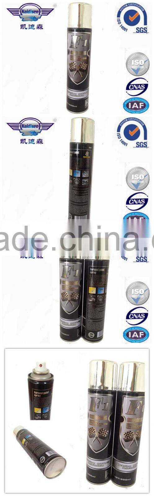 450ml chrome spray paint for metal and plastic
