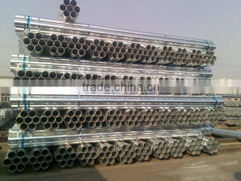 Hot dipped galvanized steel tube (Q235-Q345)