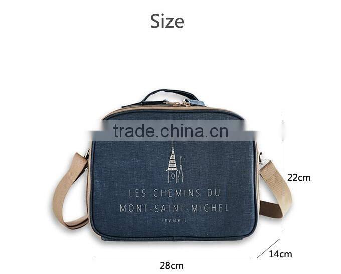 Factory Promotion colored polyester picnic cooler bag
