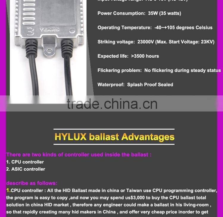 Cheap price hid h7 canbus 35w with good heat dissipation