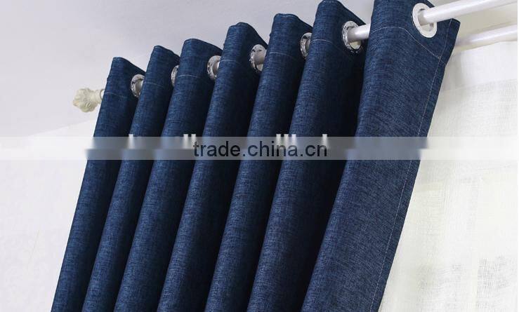cheap curtain fabric 100% Linen blackout curtain fabric fabric for curtains