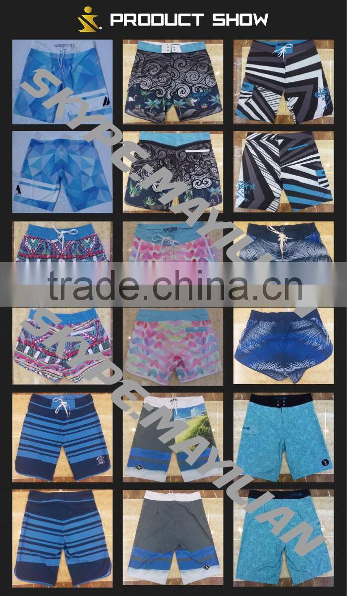 high quality Mens beachwear 100% Poly Lightweight Boardshorts cool boardshorts