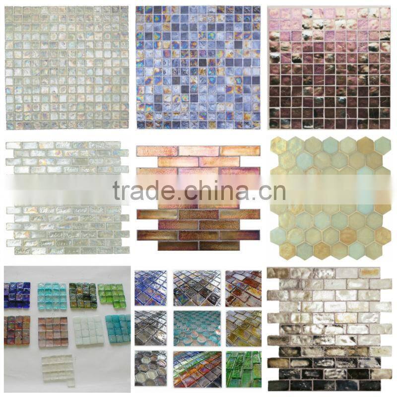 Iridescent Glass Mosaic
