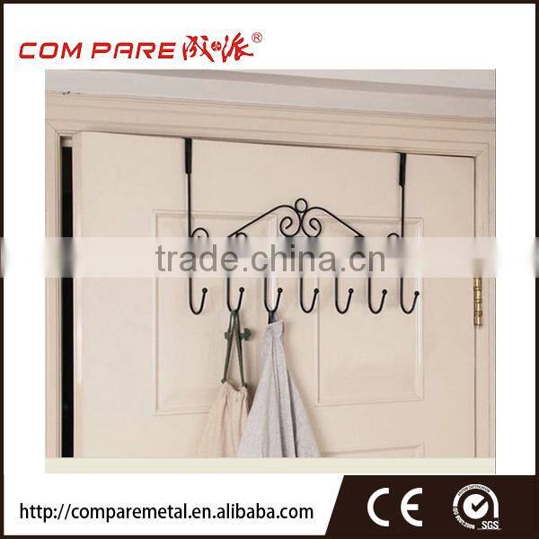 Over the Door Hook Rack, 5 Hooks