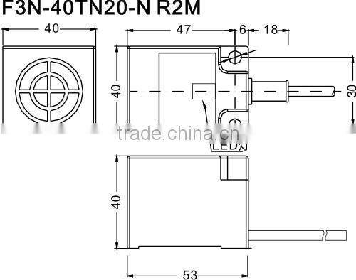 F3N 3L Square Proximity Sensors, Proximity switch