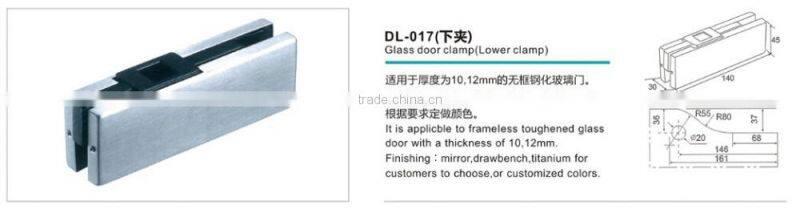Crank Clamp/Glass Door Clamp/Glass Door hardware (DL-017)