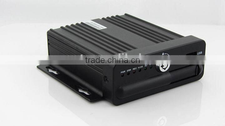 4ch hd sdi mobile dvr with password managerment and data lost alram recorder