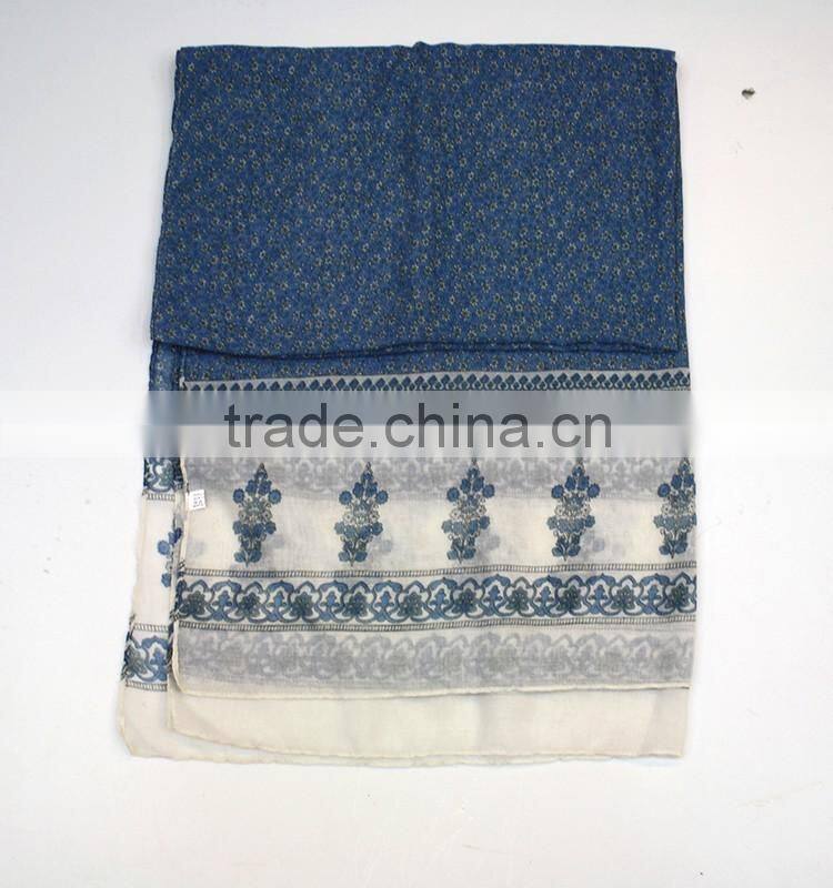2016 fashion scarf 100% polyester fashion scarf