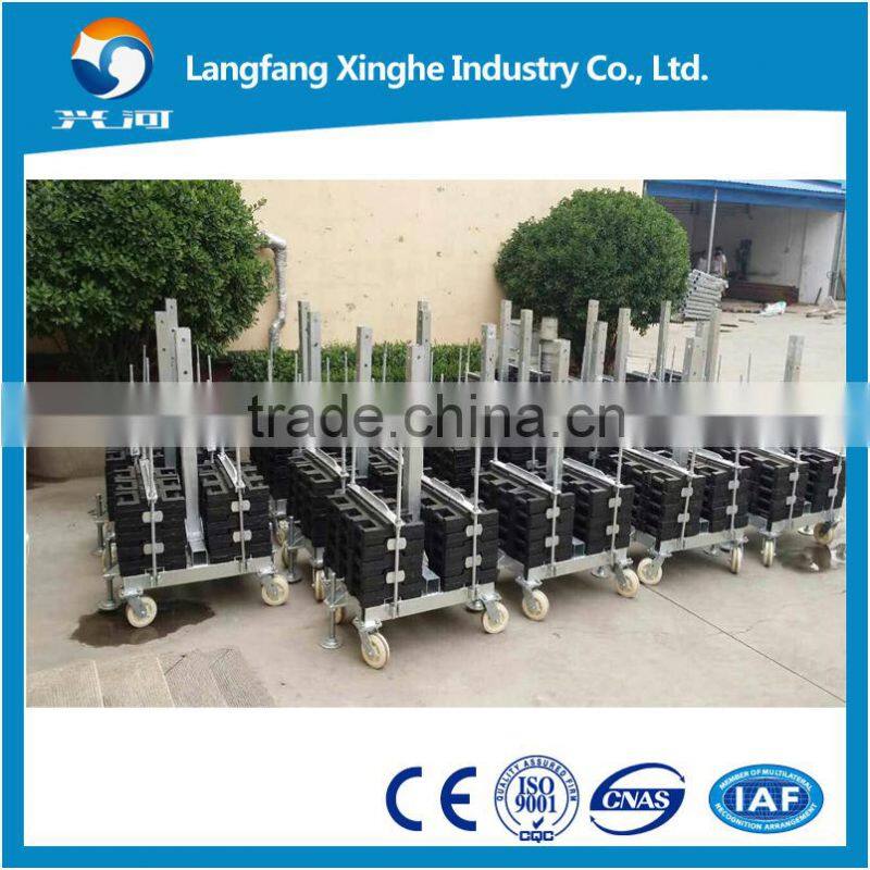 zlp800-B aluminium alloy the elevator platform / mobile hanging elevator platfrom for sale