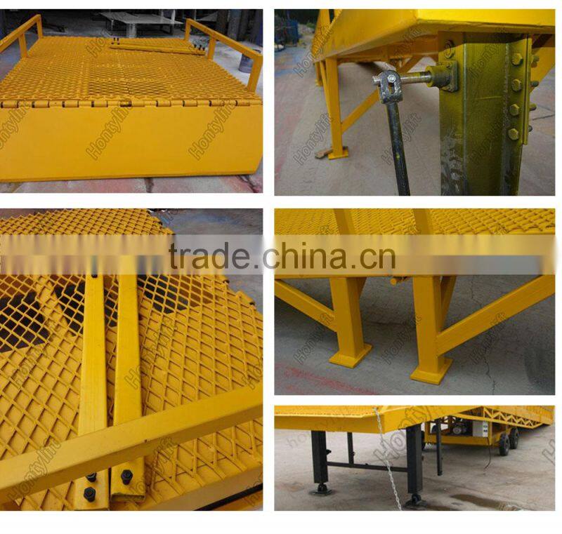 Hontylift truck unloading ramps