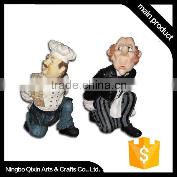 2016 New Resin Craft Kitchen Chef Figurine