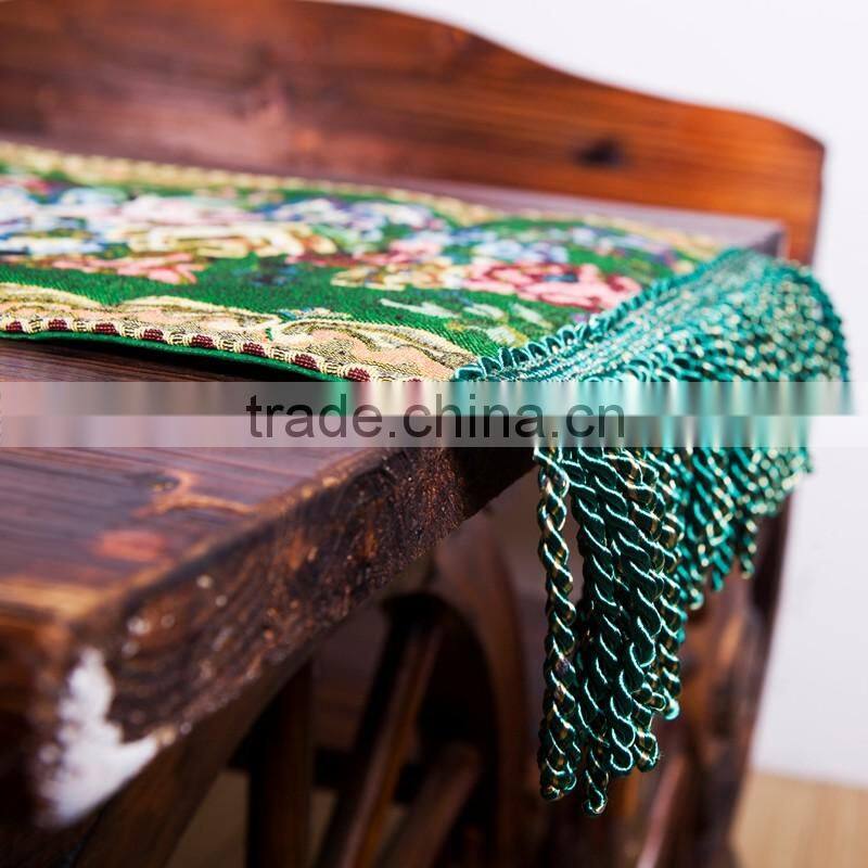 PLUS Fashionable new arrival table runners with beads and embroidery flower
