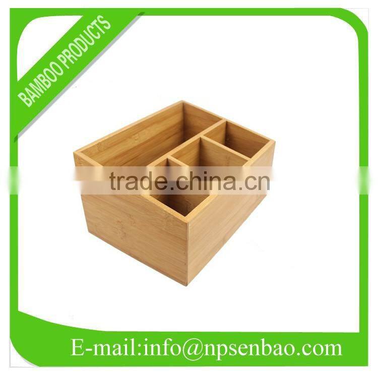 New wholesale bamboo storage box for sundries