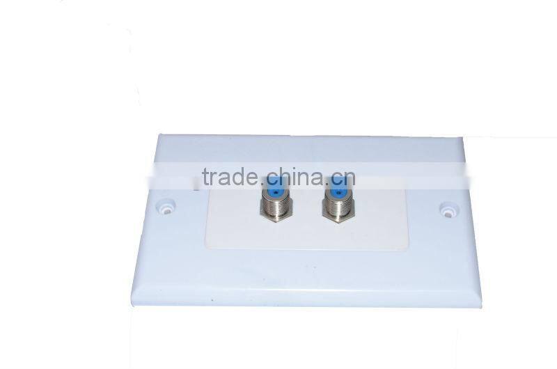Wholesale F connector cable TV wall plate